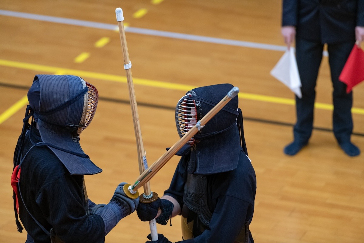 Kendo is a modern martial art of Japanese fencing with bamboo swords.